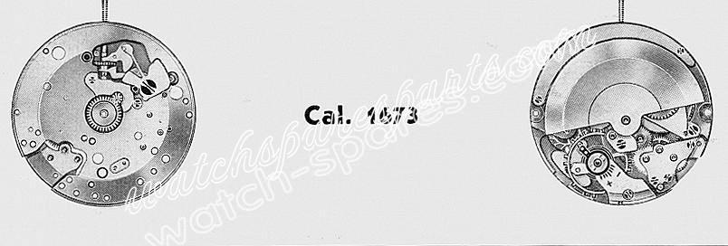 A Schild AS 1673 watch movement A Schild AS 1673 watch movement