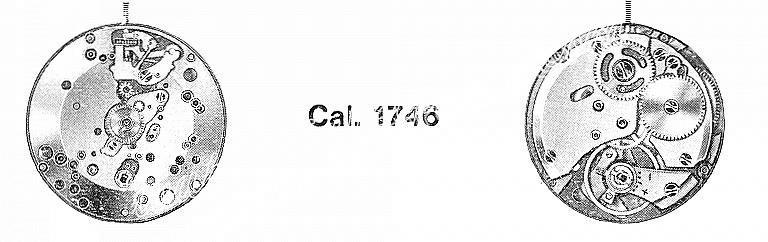 A Schild AS 1746 watch movement A Schild AS 1746 watch movement
