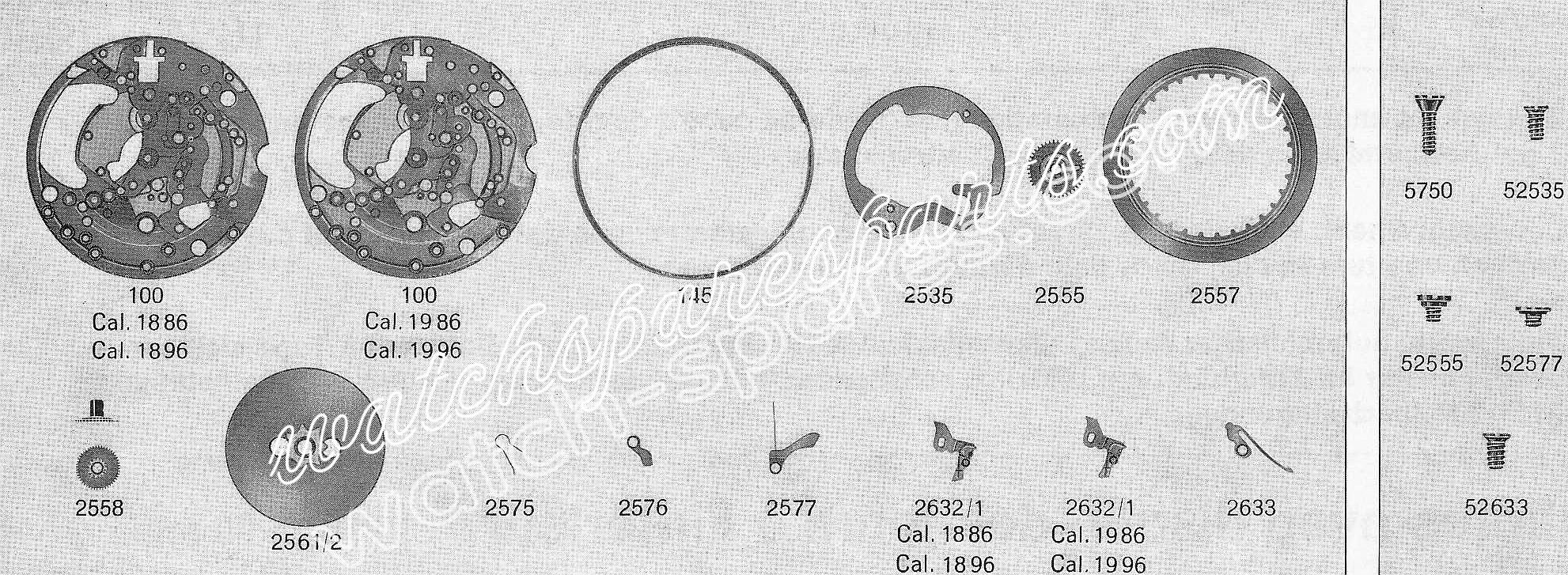 A Schild AS 1986 watch date part A Schild AS 1986 watch date part