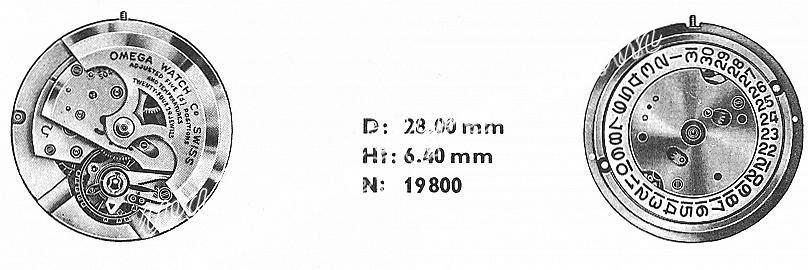 Omega 504 watch movements Omega 504 watch movements