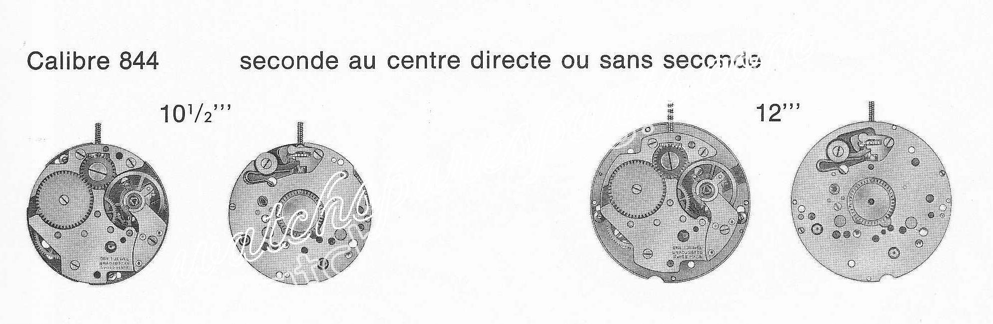 Baumgartner BFG 844 watch movements Baumgartner BFG 844 watch movements