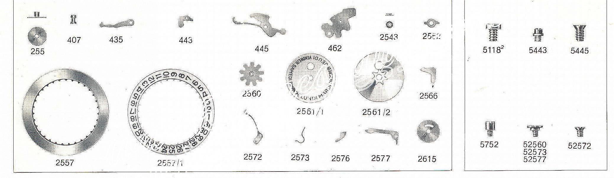 Felsa 4008 watch date spare parts Felsa 4008 watch date spare parts