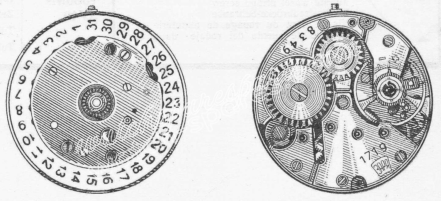 Zaria 1719 watch movements Zaria 1719 watch movements