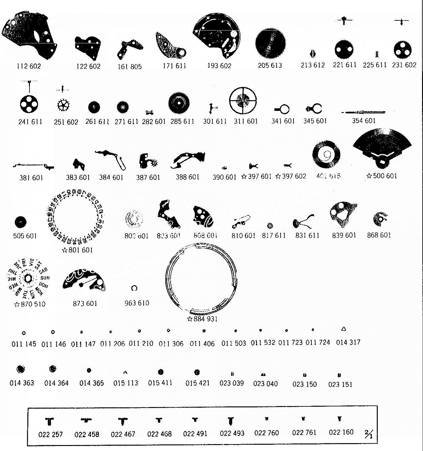 SEIKO 6319A watch spare parts SEIKO 6319A watch spare parts