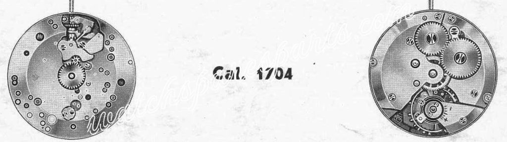 A Schild AS Calibre 1704 Watch Movements A Schild AS Calibre 1704 Watch Movements