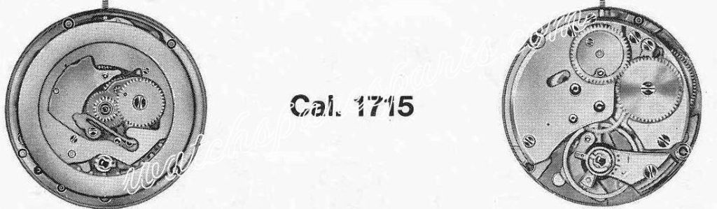 A Schild AS Calibre 1715 Watch Movements