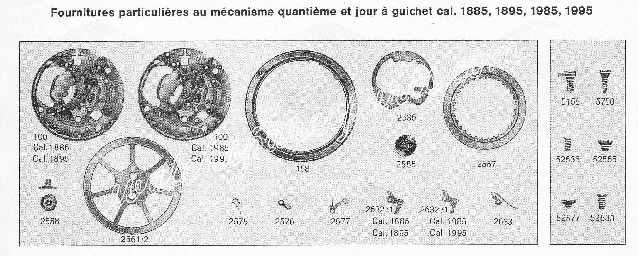 A Schild AS Calibre 1885 Watch Movement Date spare parts A Schild AS Calibre 1885 Watch Movement Date spare parts