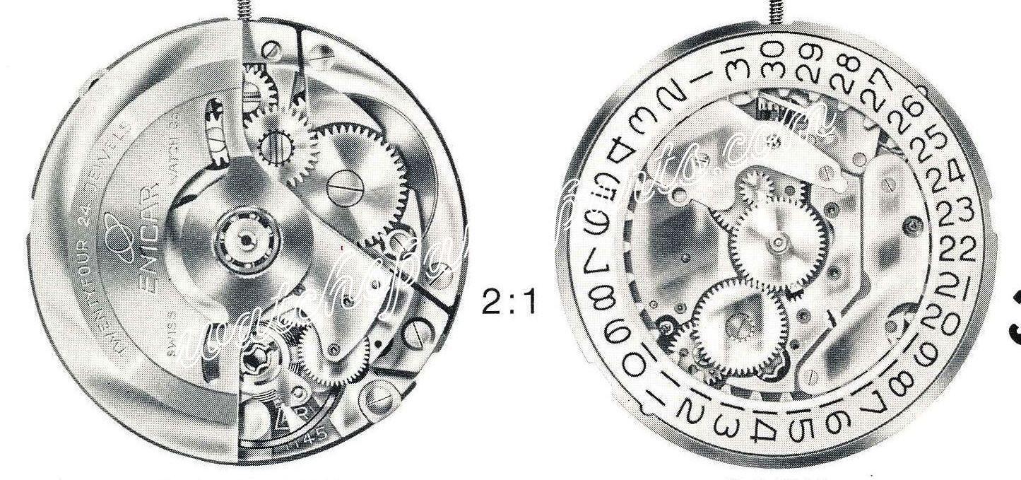 Enicar AR 1125N Watch Movements Enicar AR 1125N Watch Movements