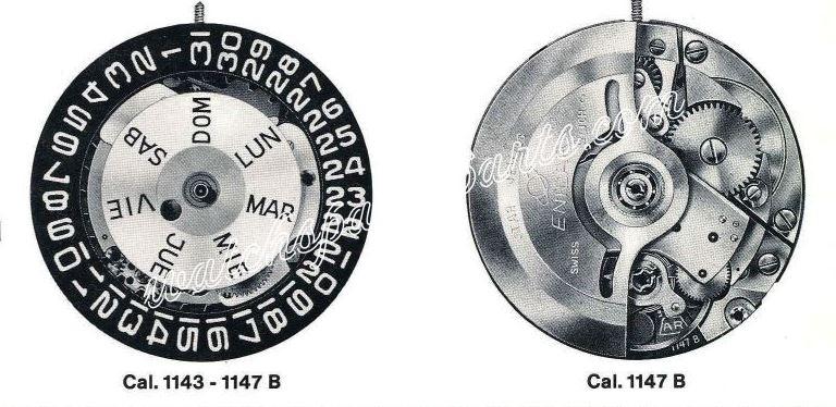Enicar AR 1147 Watch Movements Enicar AR 1147 Watch Movements